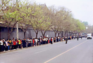 April 25, 1999- Peaceful Appeal, Falun Gong in China