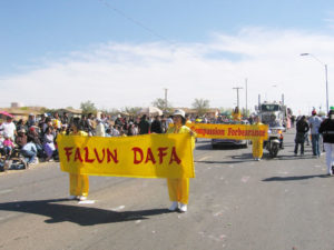 Falun gong at Navajo Indian Fair