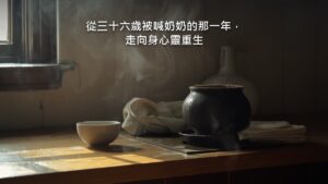 清晨的公園，河塘邊一棵大柳樹垂到水面，樹下的空地上放著兩張薄墊，四周沒有人。