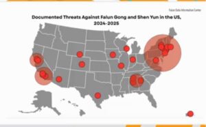 Documented threats against Falun Gon and Shen Yun in the US (2024-2025)