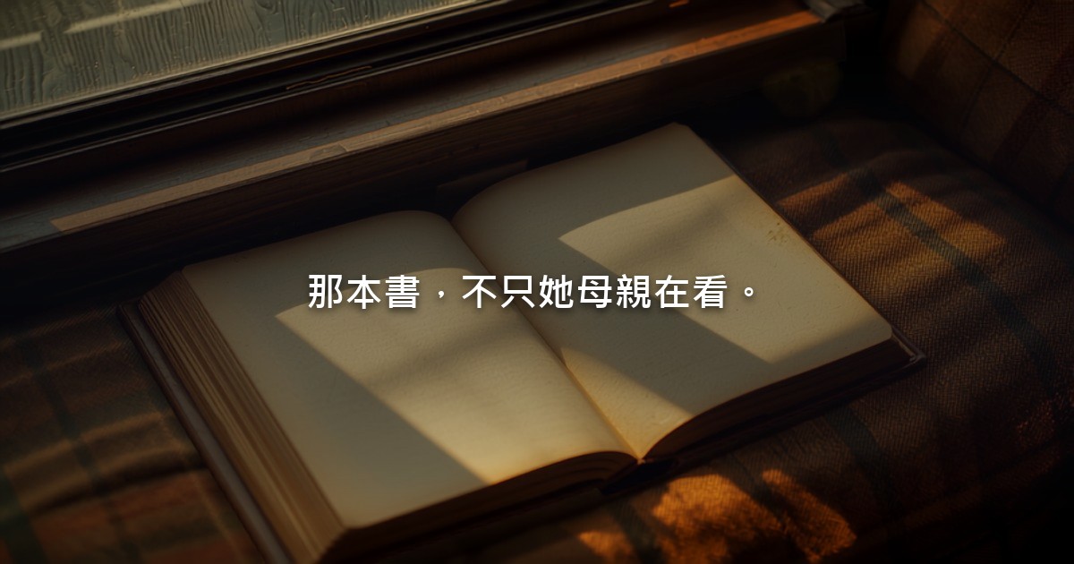 一列火車車廂內,靠窗的臥鋪座位上放著一本翻開的書,午後陽光灑落,沒有人在畫面裡。